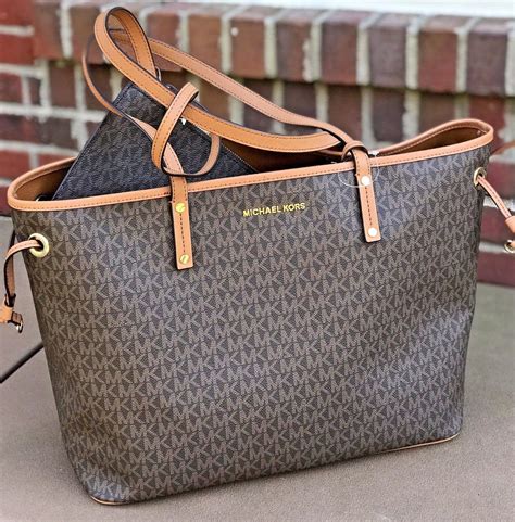 michael kors jet set extra large tote|Michael Kors jet set brown.